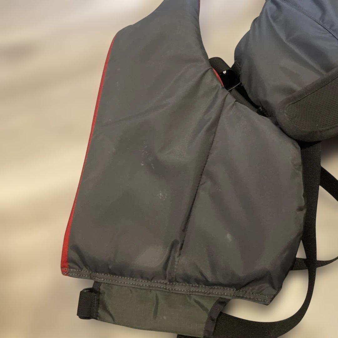 mont-bell ライフジャケット リバーランナープロ L/XL 赤/グレー