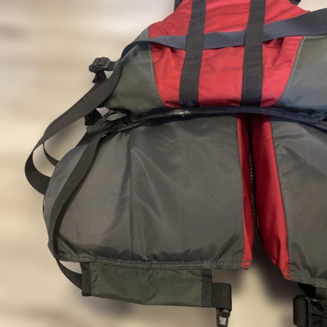 mont-bell ライフジャケット リバーランナープロ L/XL 赤/グレー