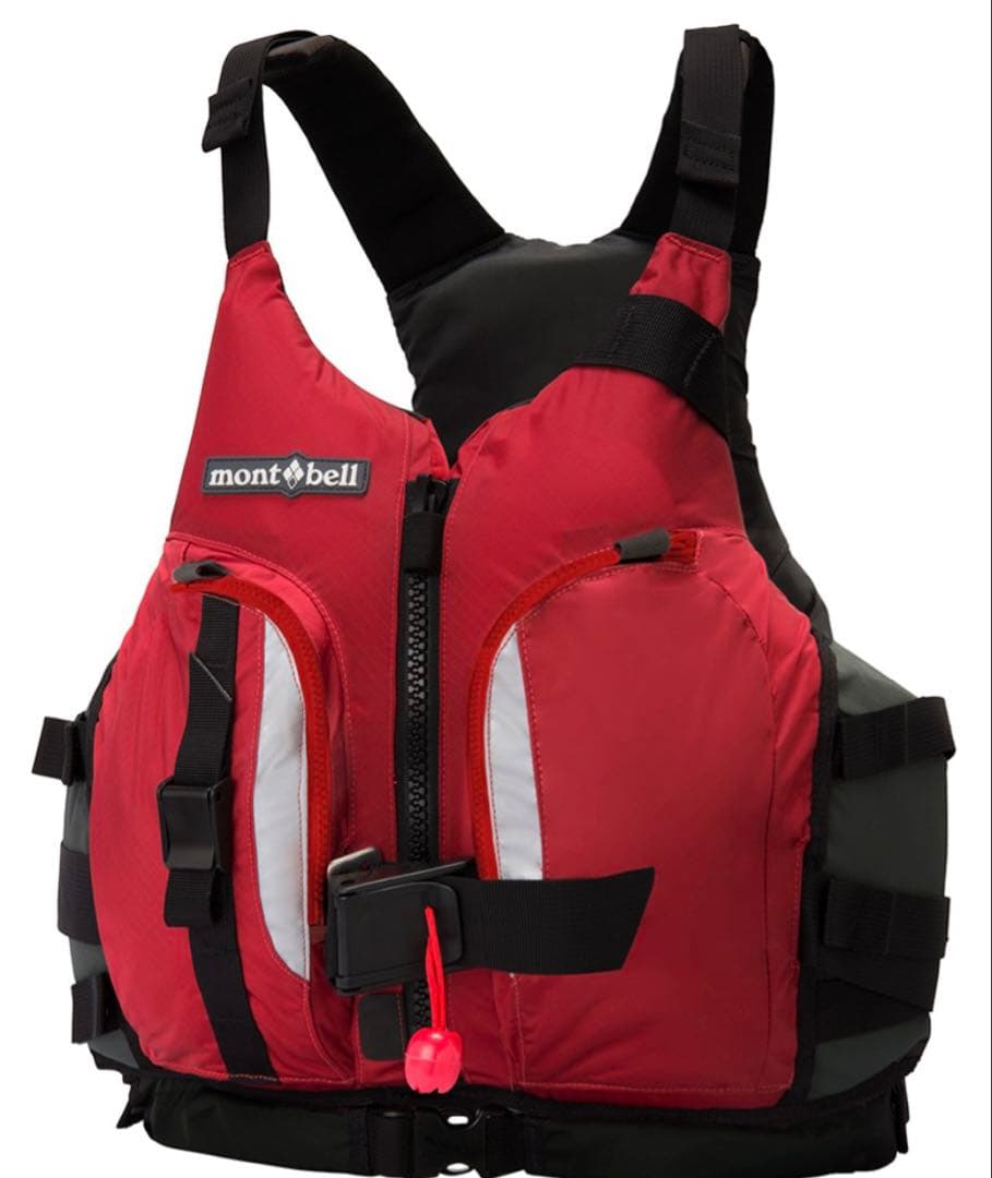 mont-bell ライフジャケット リバーランナープロ L/XL 赤/グレー