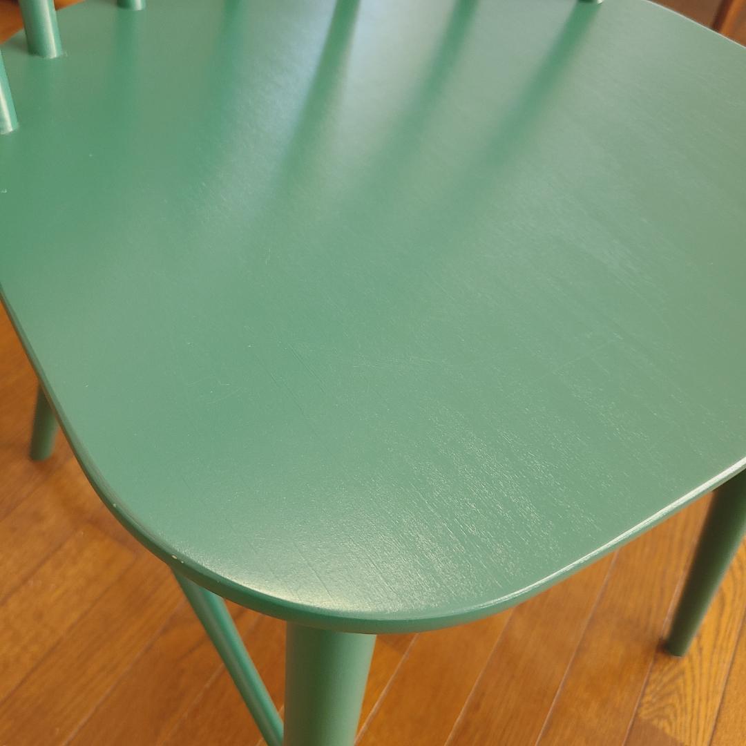 【美品】unico KOTONA ハイバックチェア グリーン