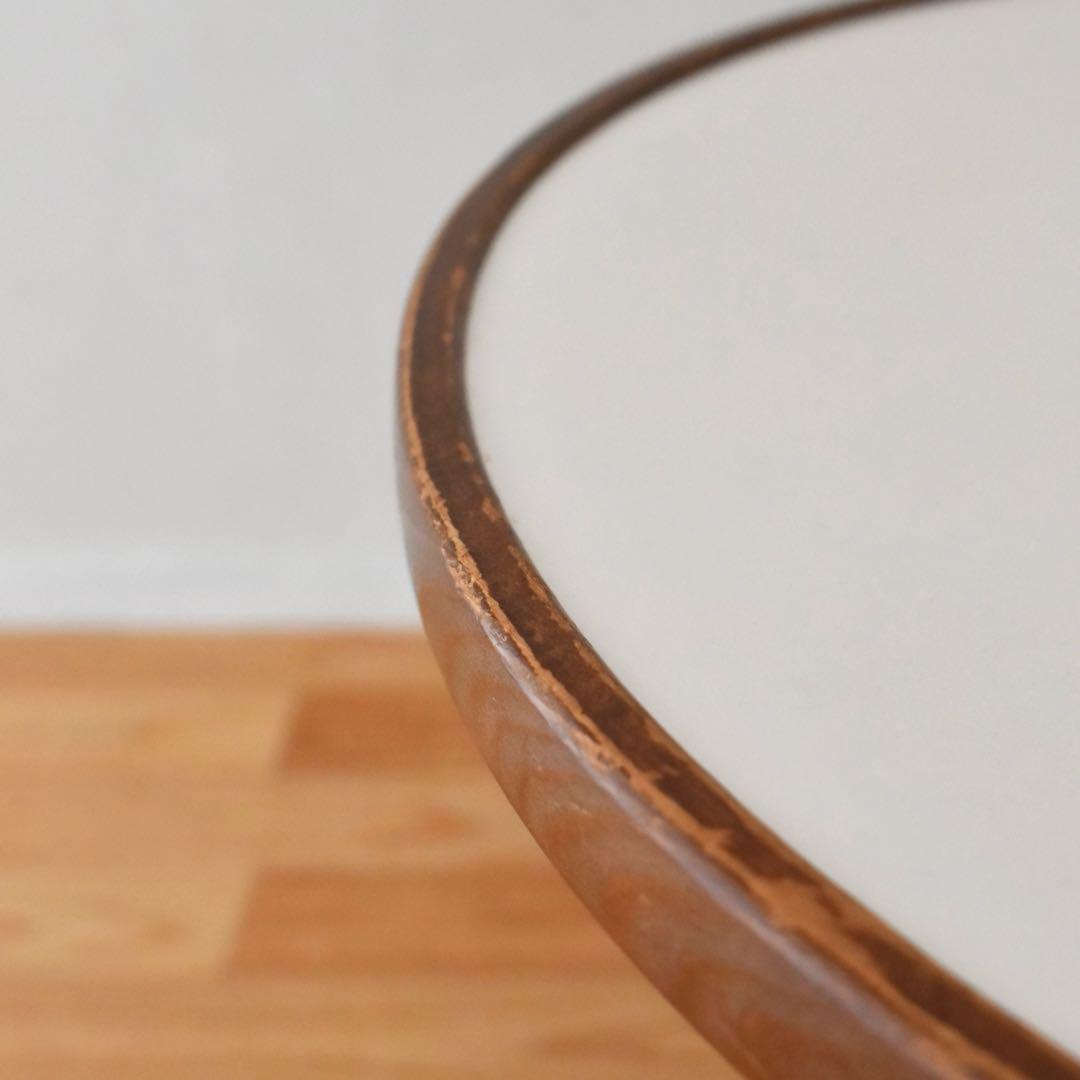 秋田木工　テーブル　丸　橅　曲木　カフェテーブル