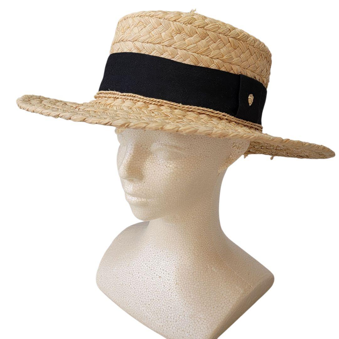 2回のみ着用 ヘレンカミンスキー CATHERINE ラフィアハット 麦わら帽子