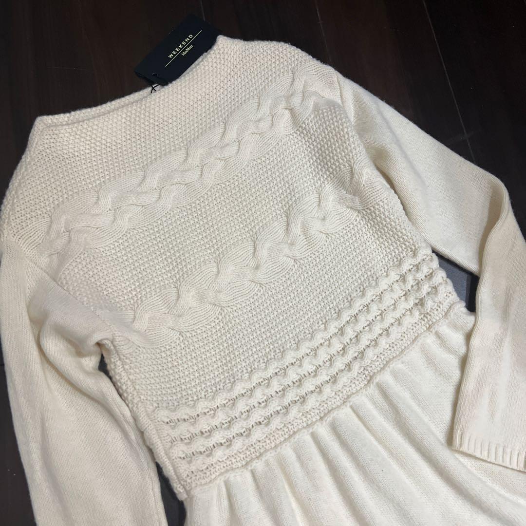 タグ付き未使用　Weekend Max Mara カシミヤ　羊毛ウール　アンゴラ