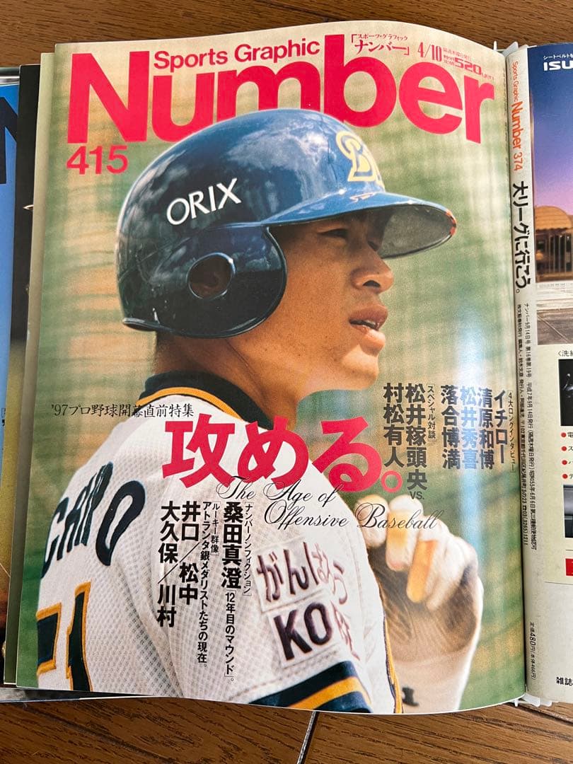 雑誌 Sports Graphic Number 専用ファイル付き