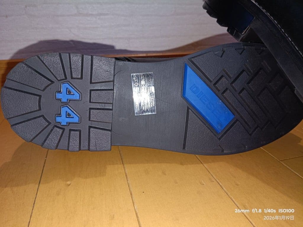 k*k様 DIESEL レースアップブーツ 44 ブラック