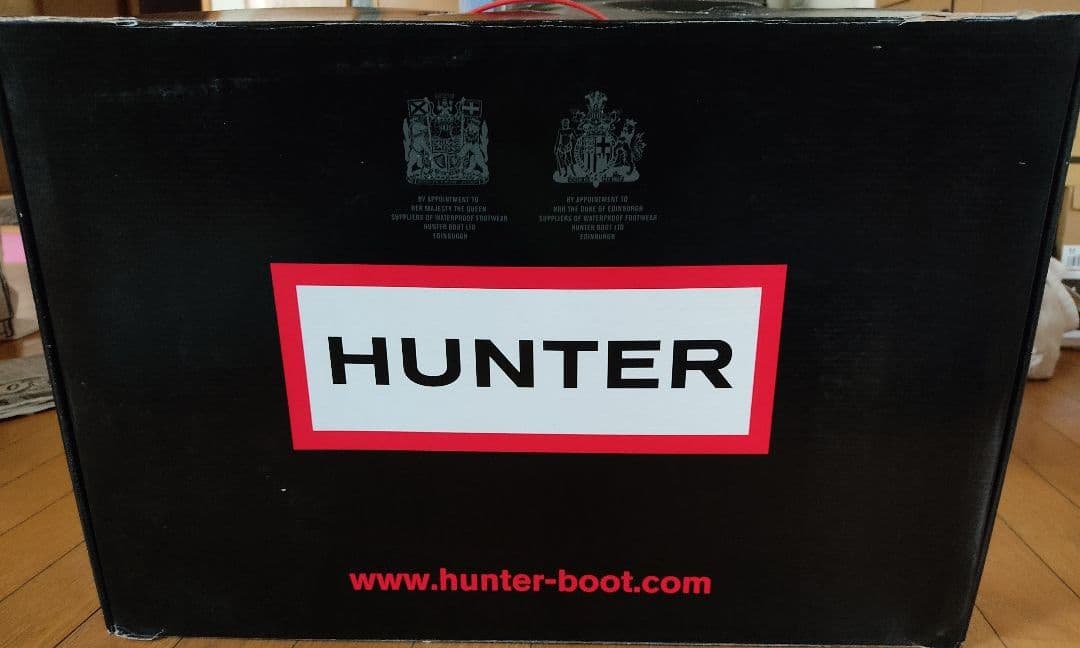 HUNTER メンズ 長靴 レインブーツ 28cm 希少カラー　チョコレート