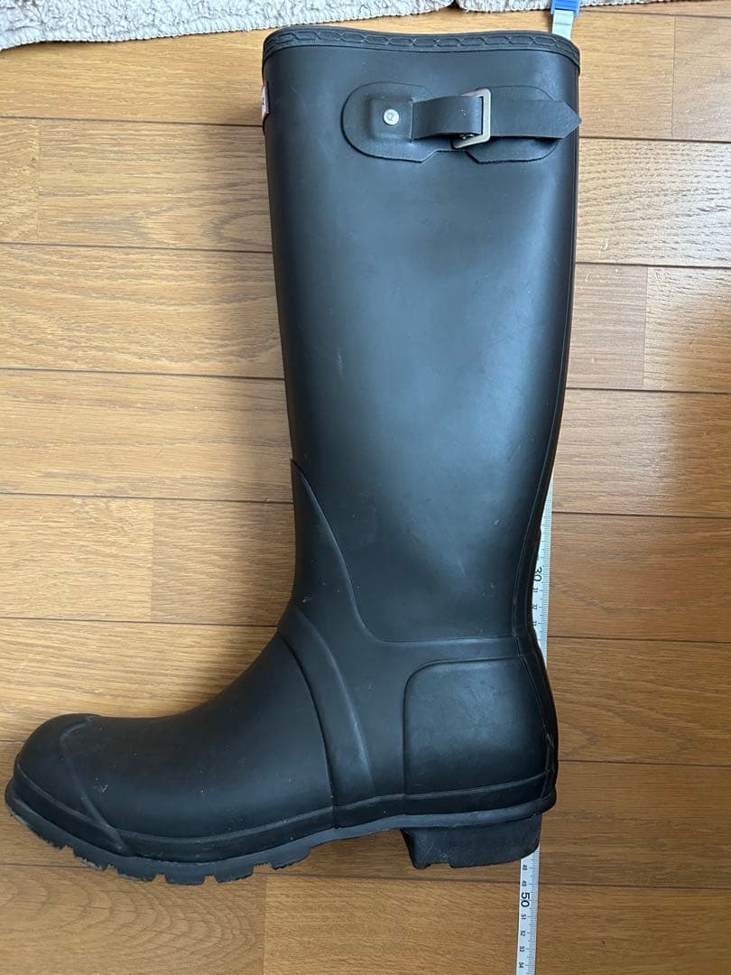 HUNTER メンズ 長靴 レインブーツ 28cm 希少カラー　チョコレート