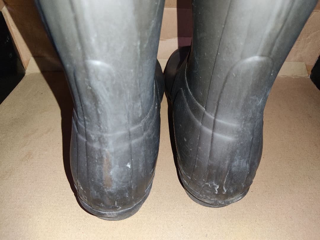 HUNTER メンズ 長靴 レインブーツ 28cm 希少カラー　チョコレート