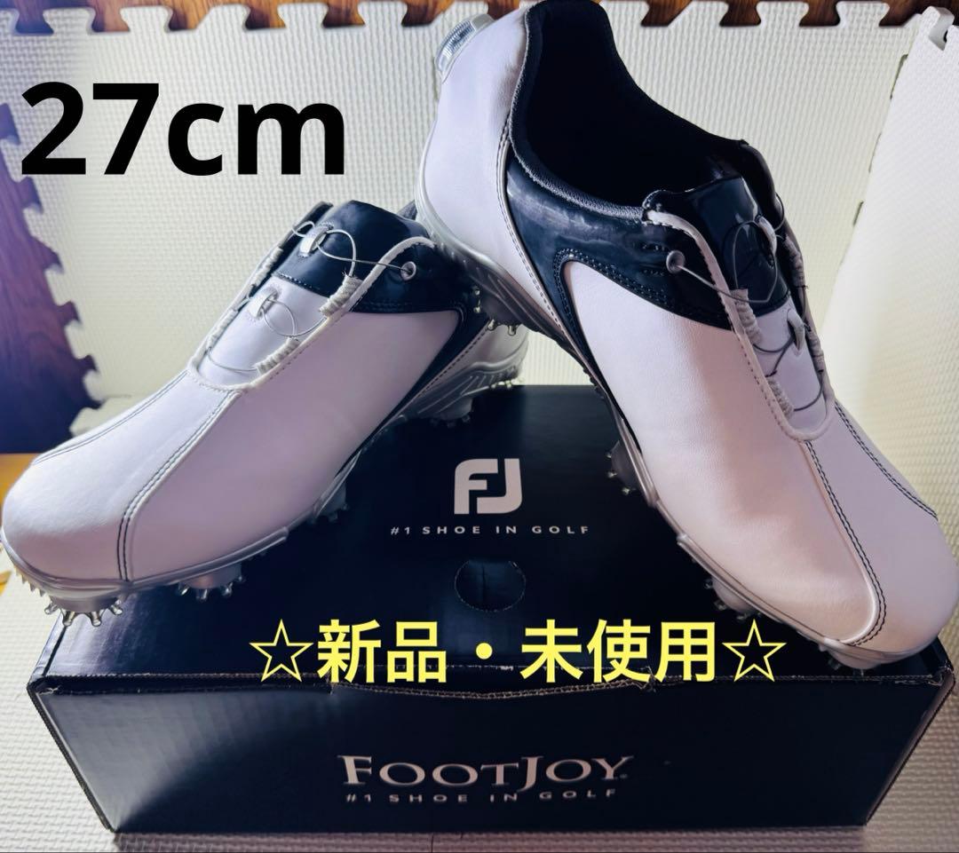 ☆新品・未使用☆ FOOTJOY BOA ゴルフシューズ ホワイト/ブラック