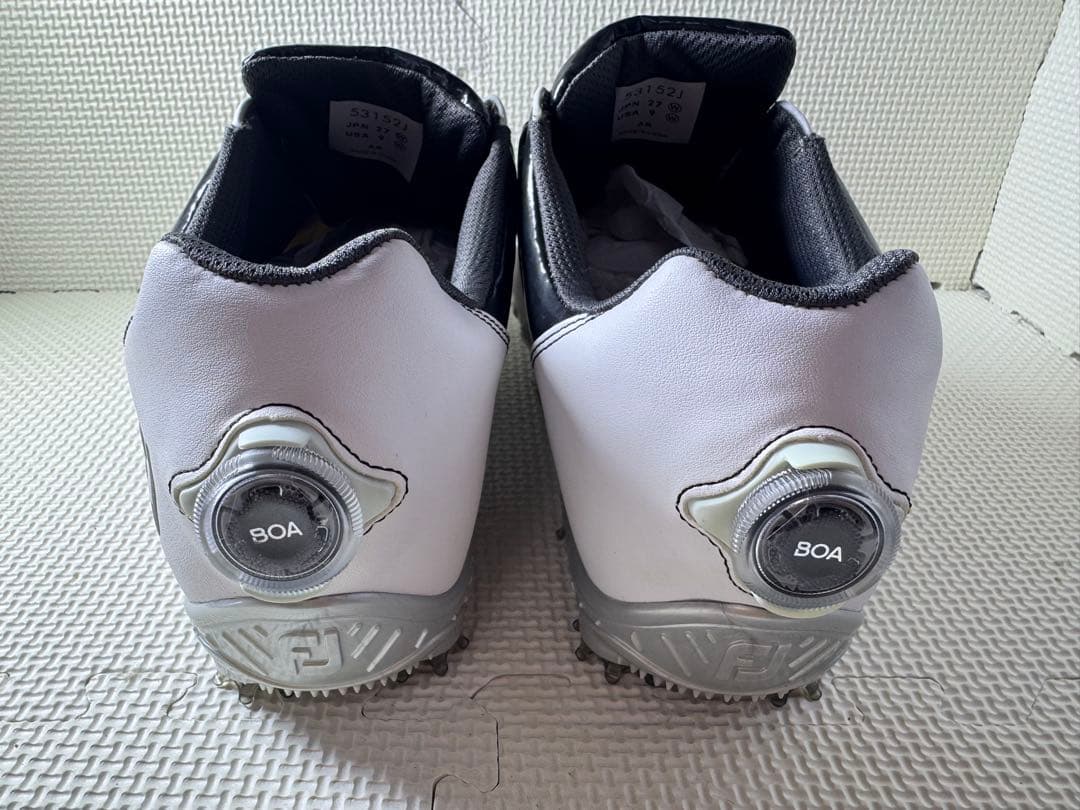 ☆新品・未使用☆ FOOTJOY BOA ゴルフシューズ ホワイト/ブラック