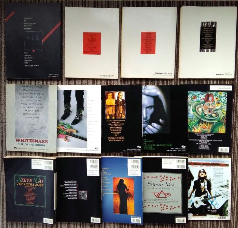 スティーヴヴァイ 楽譜 アルカトラス スコア ホワイトスネイク VAI