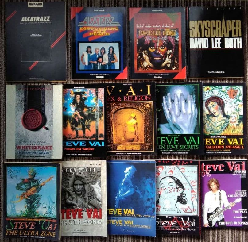 スティーヴヴァイ 楽譜 アルカトラス スコア ホワイトスネイク VAI