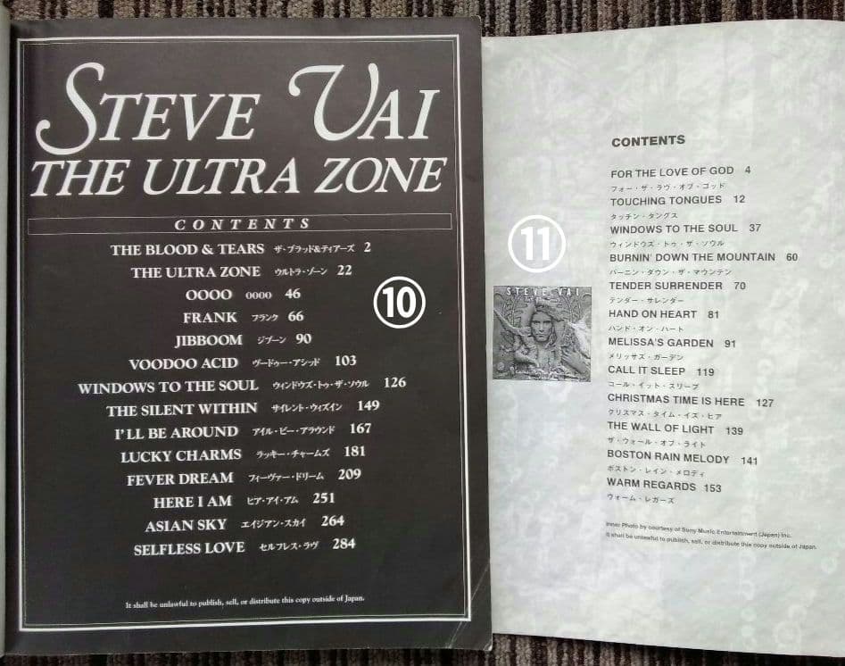 スティーヴヴァイ 楽譜 アルカトラス スコア ホワイトスネイク VAI