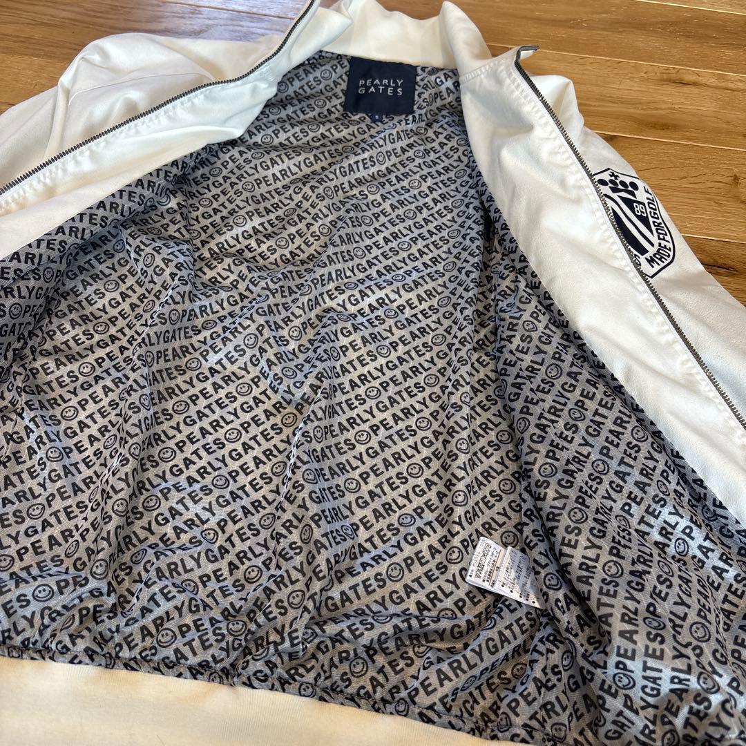 PEARLY GATES★オシャレなビッグロゴ スエードジャケット5★ニコちゃん