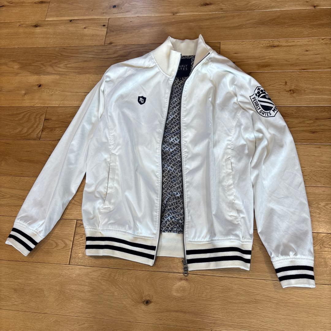 PEARLY GATES★オシャレなビッグロゴ スエードジャケット5★ニコちゃん