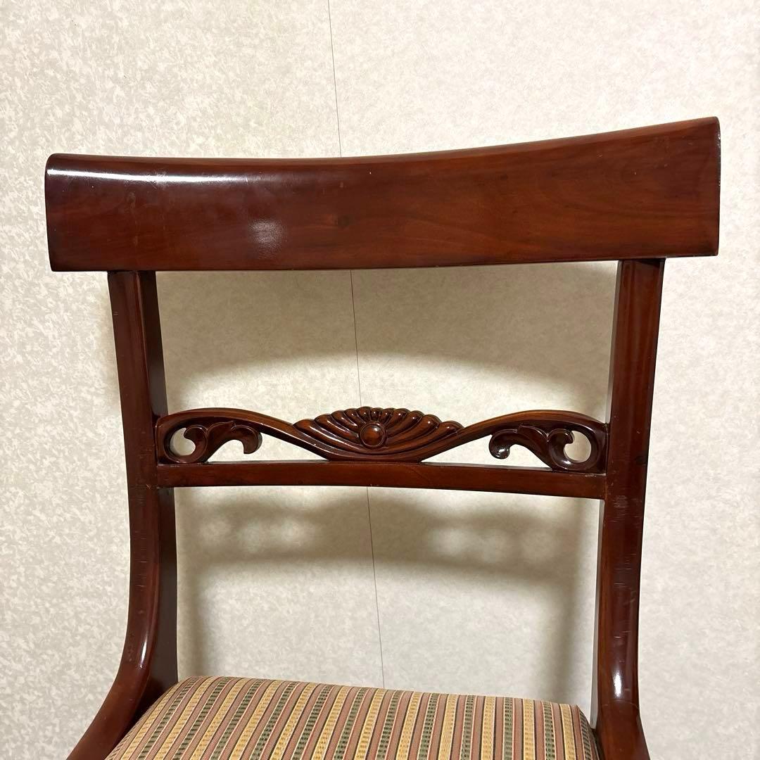 【良品】イギリス ヴィンテージ マホガニー ダイニングチェア