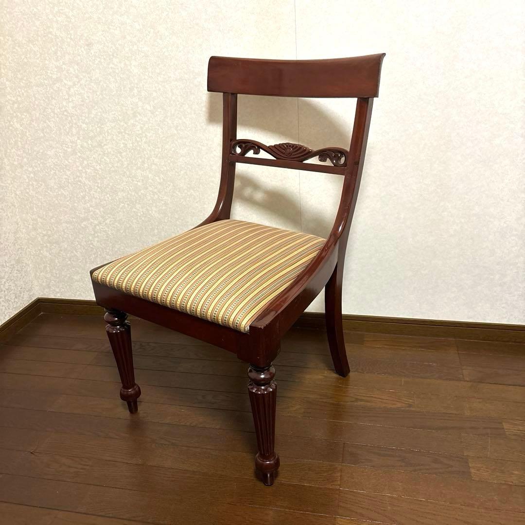 【良品】イギリス ヴィンテージ マホガニー ダイニングチェア