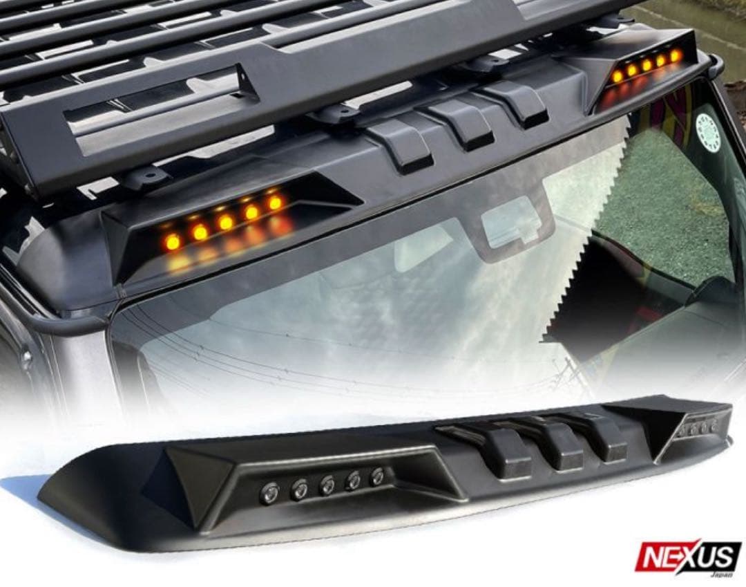 ジムニー JB64W JB74W LED ルーフマーカー（マットブラック）