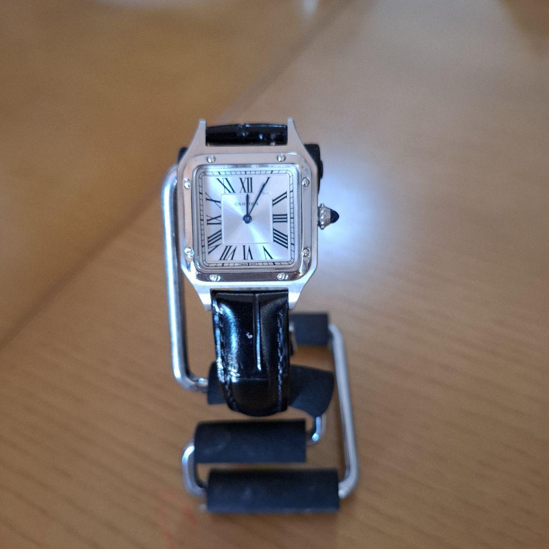 スクエア型クォーツ腕時計サントスデュモンデザイン