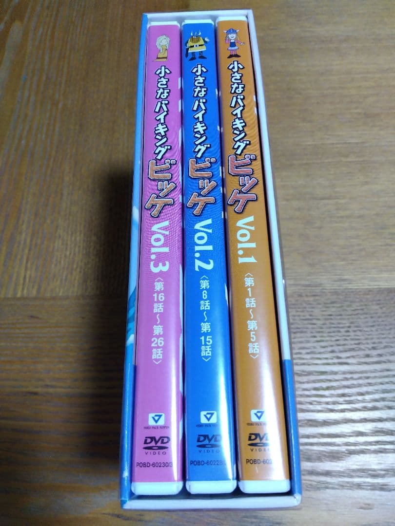 小さなバイキング ビッケ DVD-BOX I、Ⅱ、Ⅲ(三冊セット)