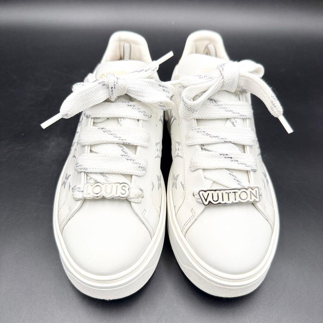 美品✨ ルイヴィトン タイムアウトライン モノグラム エンボス 24cm相当