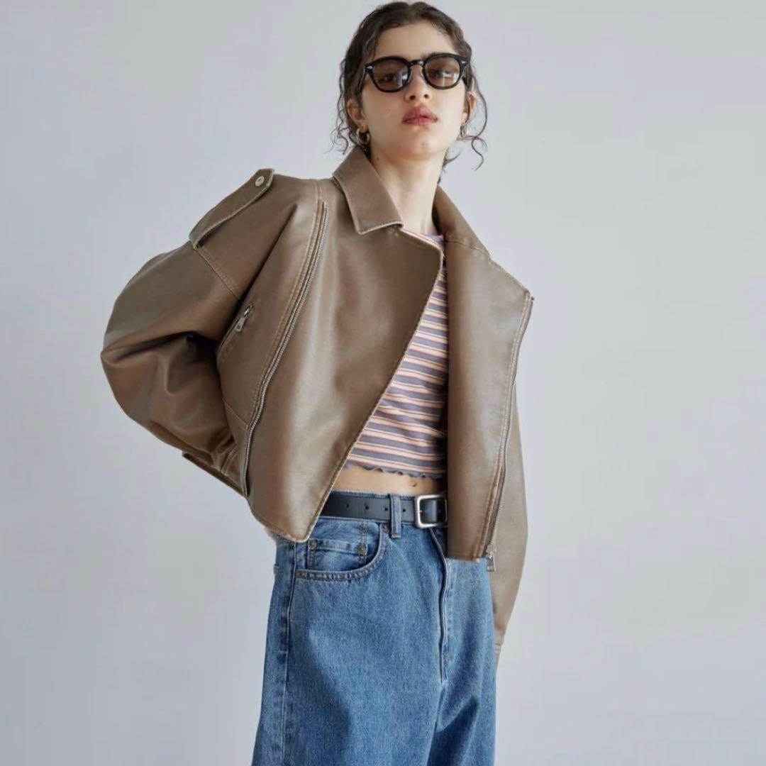 A*m様 新品　searoomlynn Vintage wash ECOレザーラ