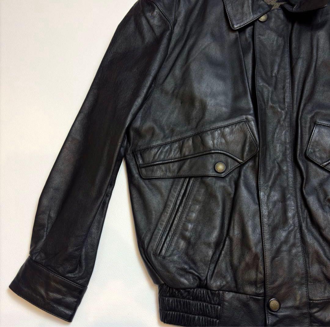 Strath Conar 牛革 A-2 レザージャケット フライト ジャケット