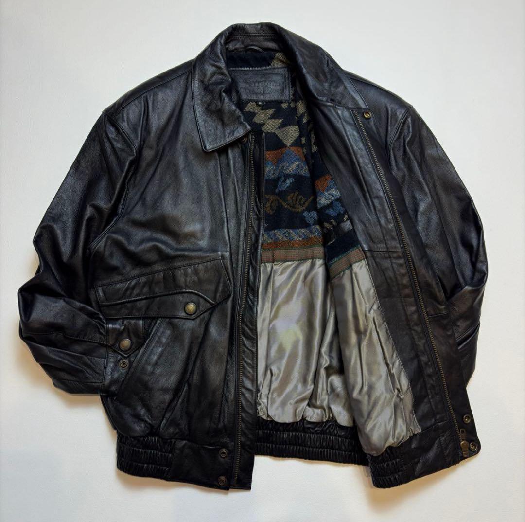 Strath Conar 牛革 A-2 レザージャケット フライト ジャケット