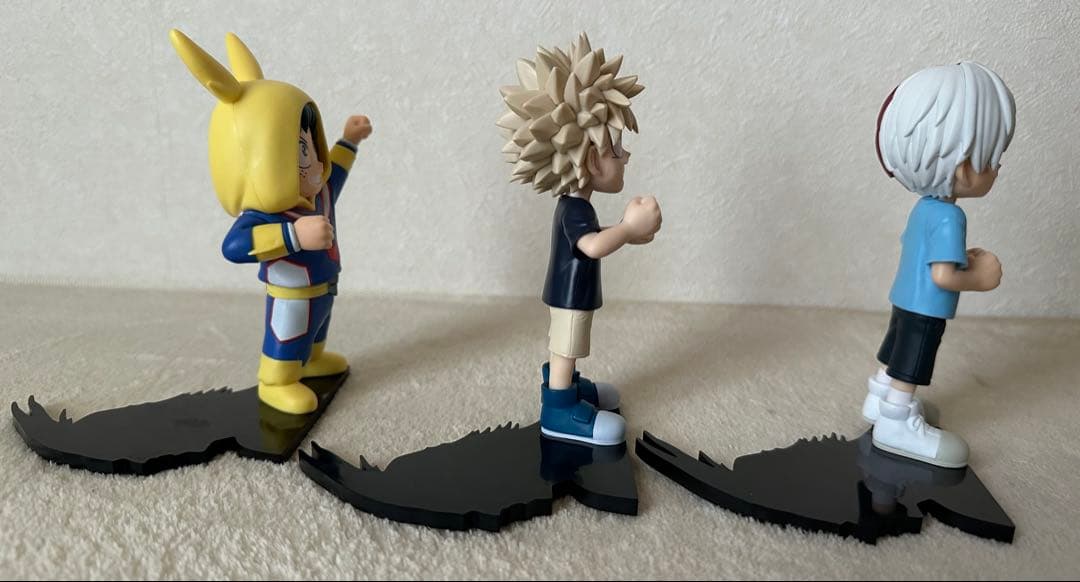 僕のヒーローアカデミアちあぴこフィギュア 緑谷出久 爆豪勝己 轟焦凍 3種セット