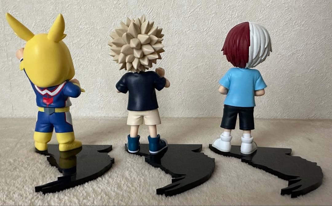 僕のヒーローアカデミアちあぴこフィギュア 緑谷出久 爆豪勝己 轟焦凍 3種セット