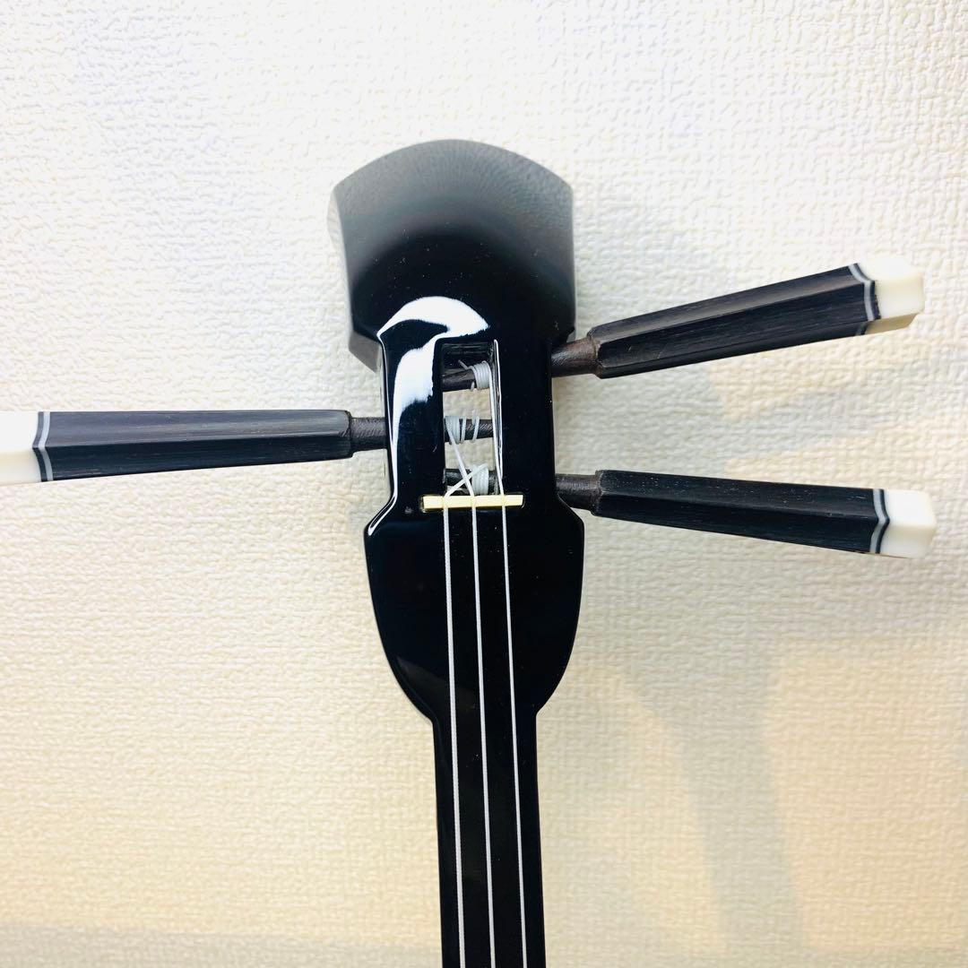 【美品】三線 沖縄 人工皮 蛇革 蛇皮 ハードケース付 初心者向け 和楽器