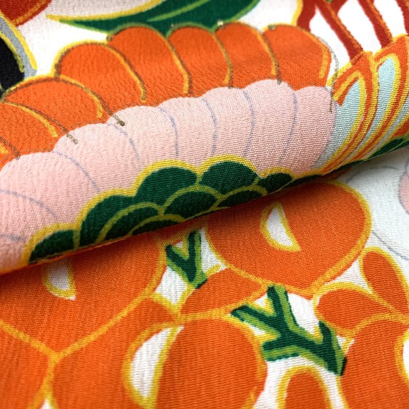 508aj5■ハーフ成人式 卒業式 セミアンティーク着物 ジュニア ■良好