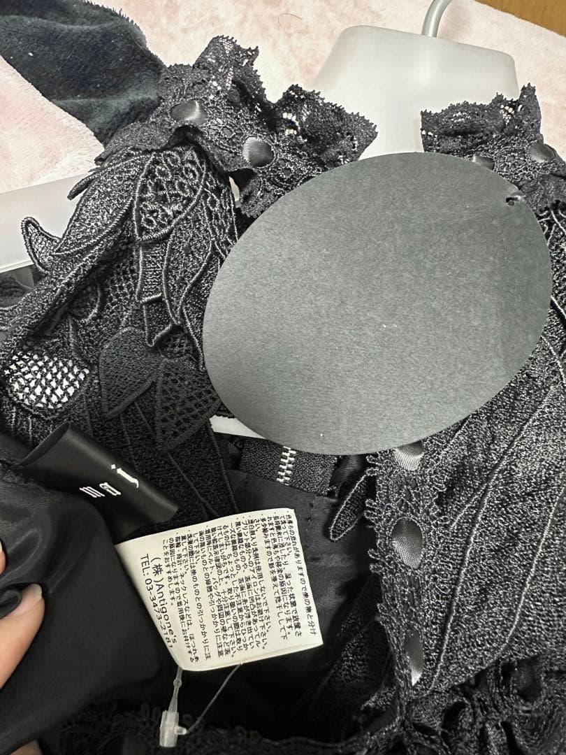 majoh ワンピースMINI DEVIL ANGEL WING DRESS 黒