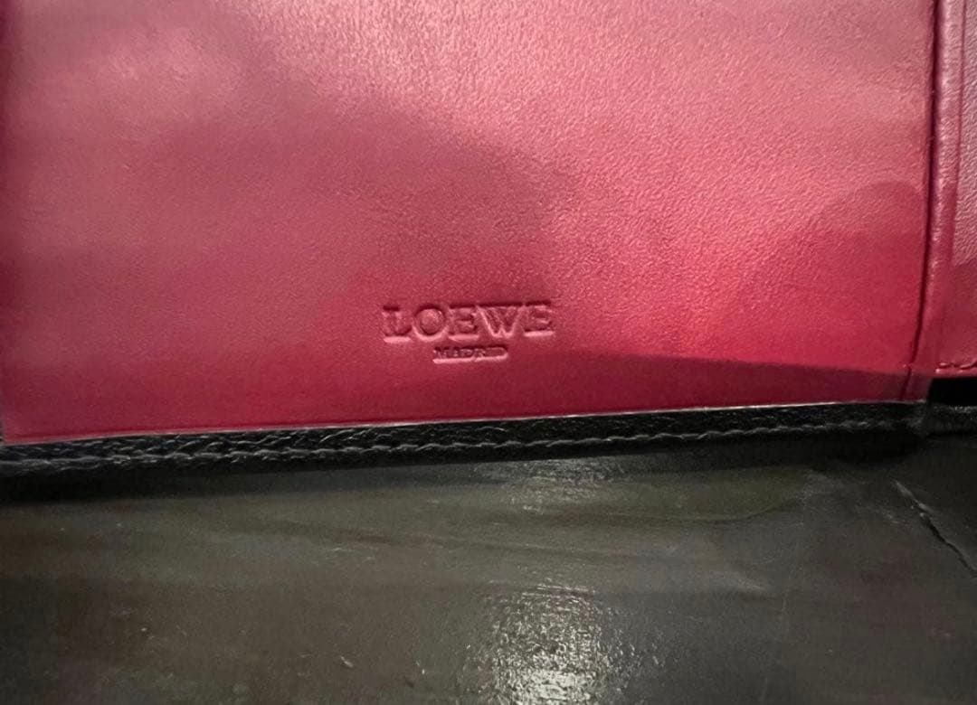 LOEWE ロエベ アナグラム 二つ折り財布 札入れ 103.30.302