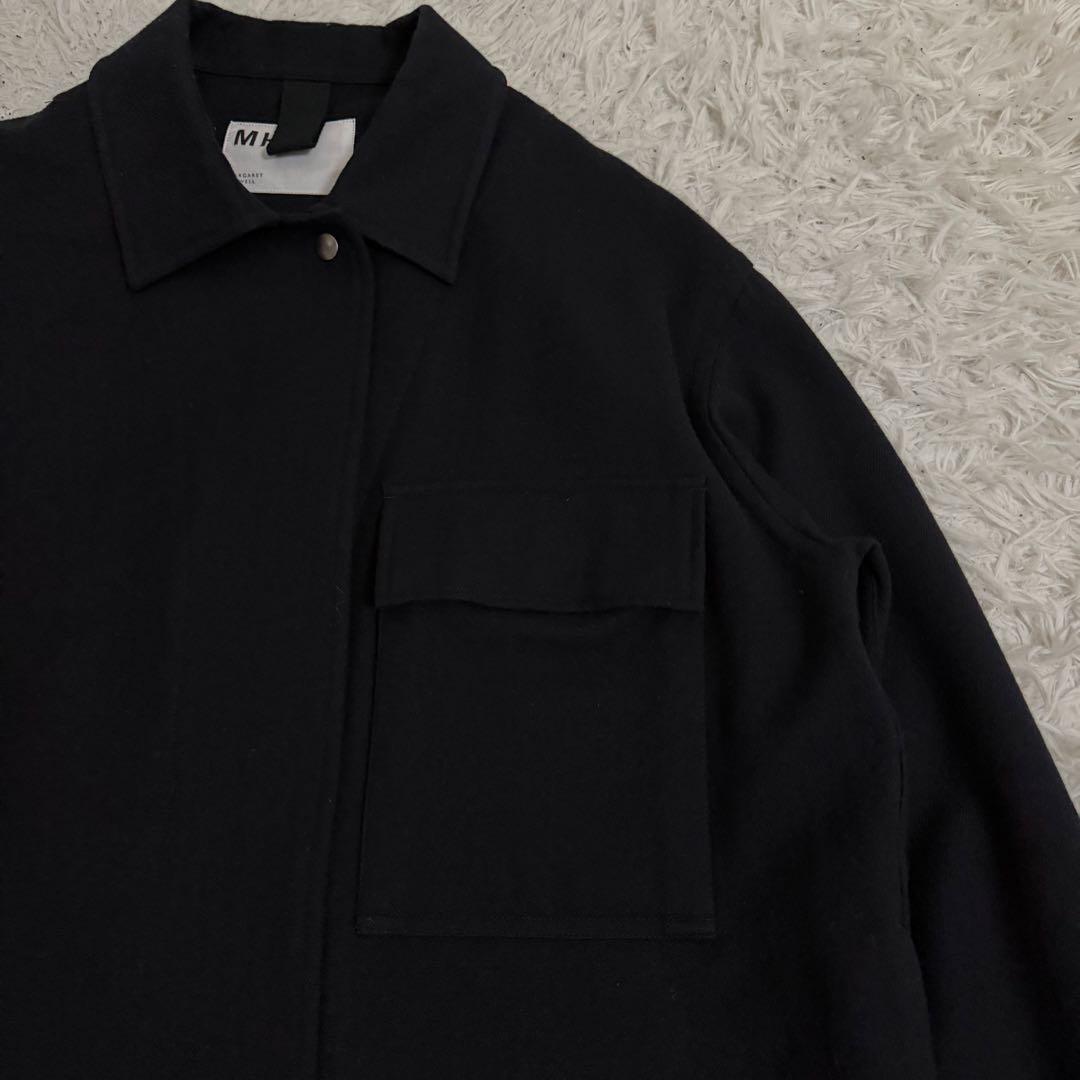 極美品✨23年MHL. FELTED WOOL SHIRTING JACKET