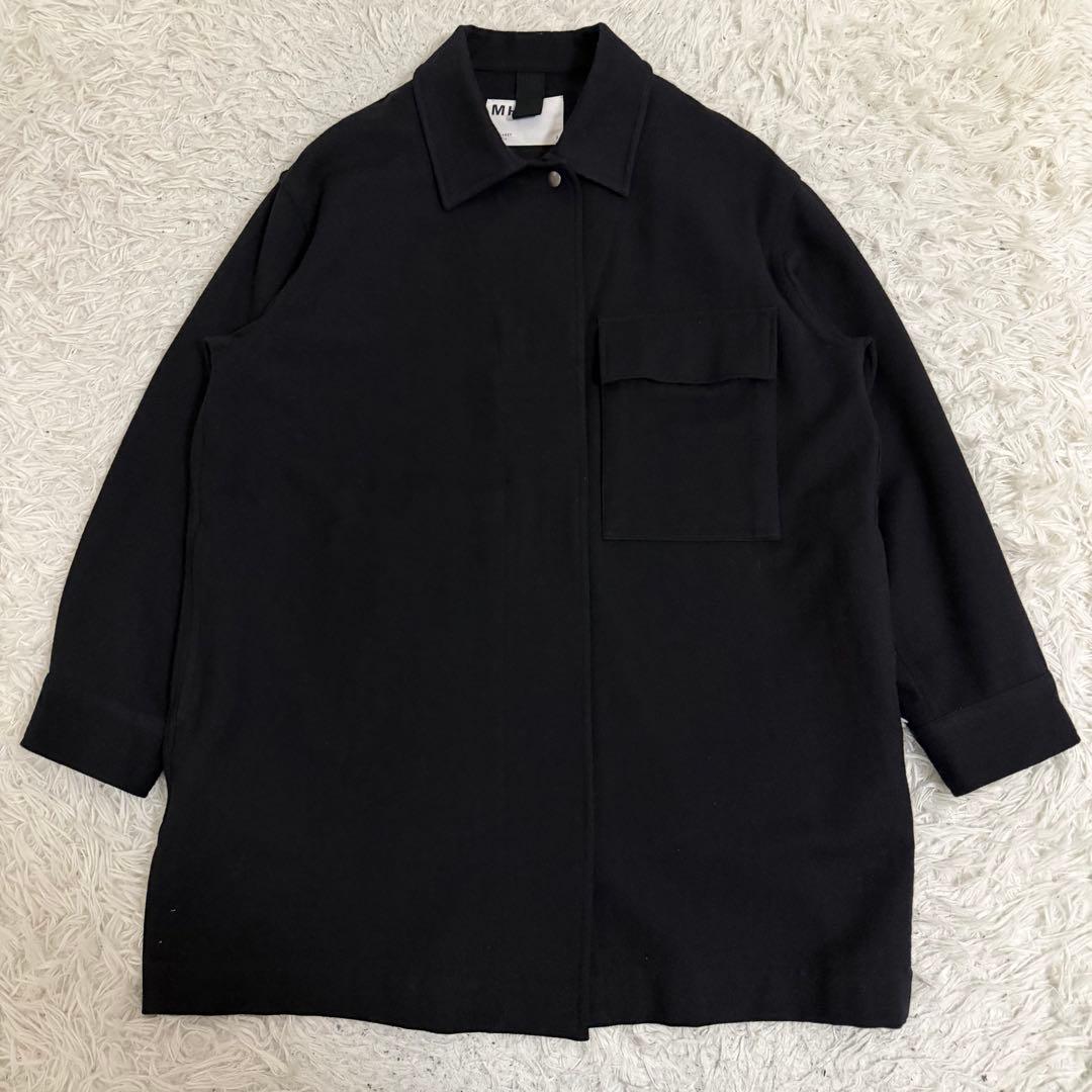 極美品✨23年MHL. FELTED WOOL SHIRTING JACKET