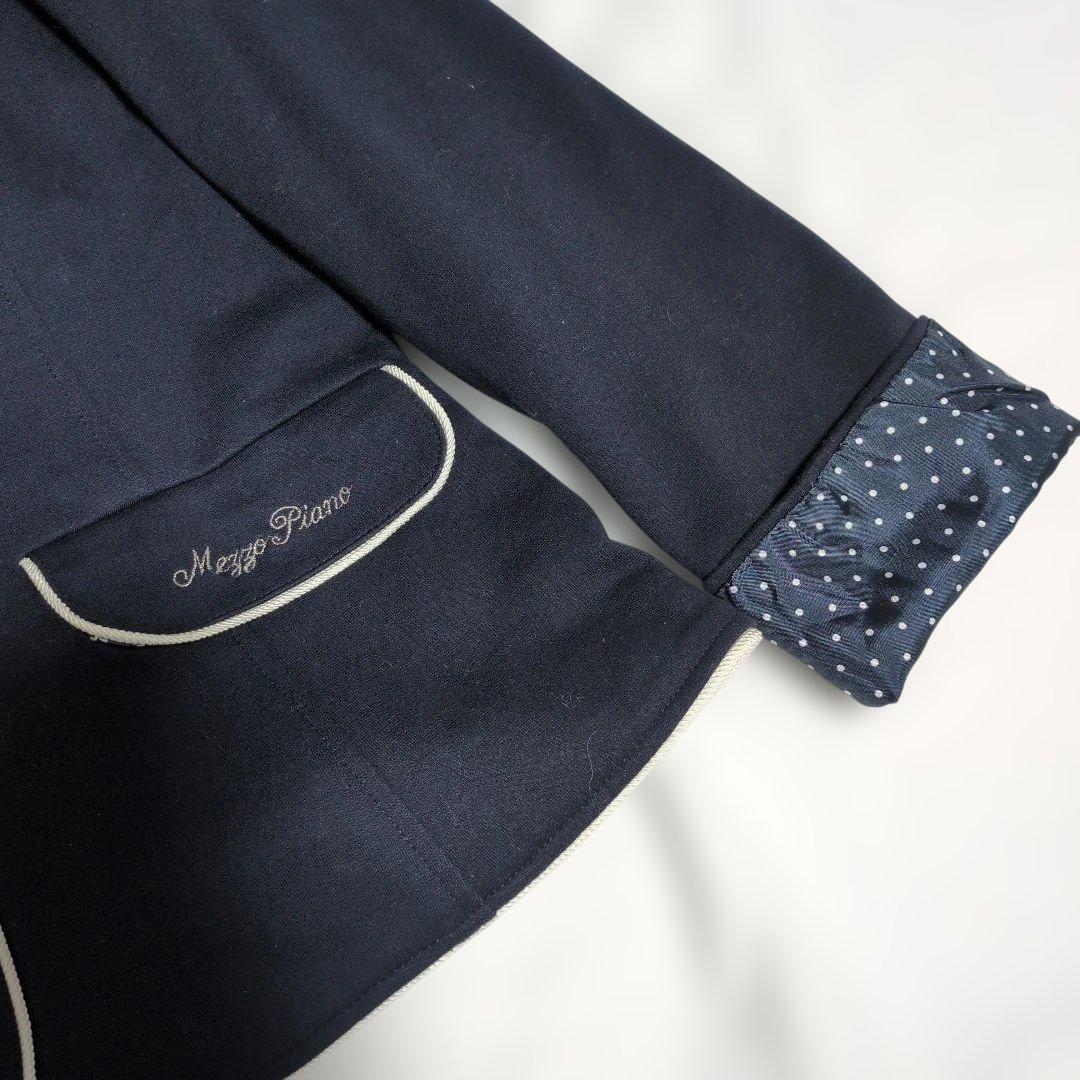 美品　メゾピアノ　フォーマルセット　ブレザー　スカート　卒業式　160