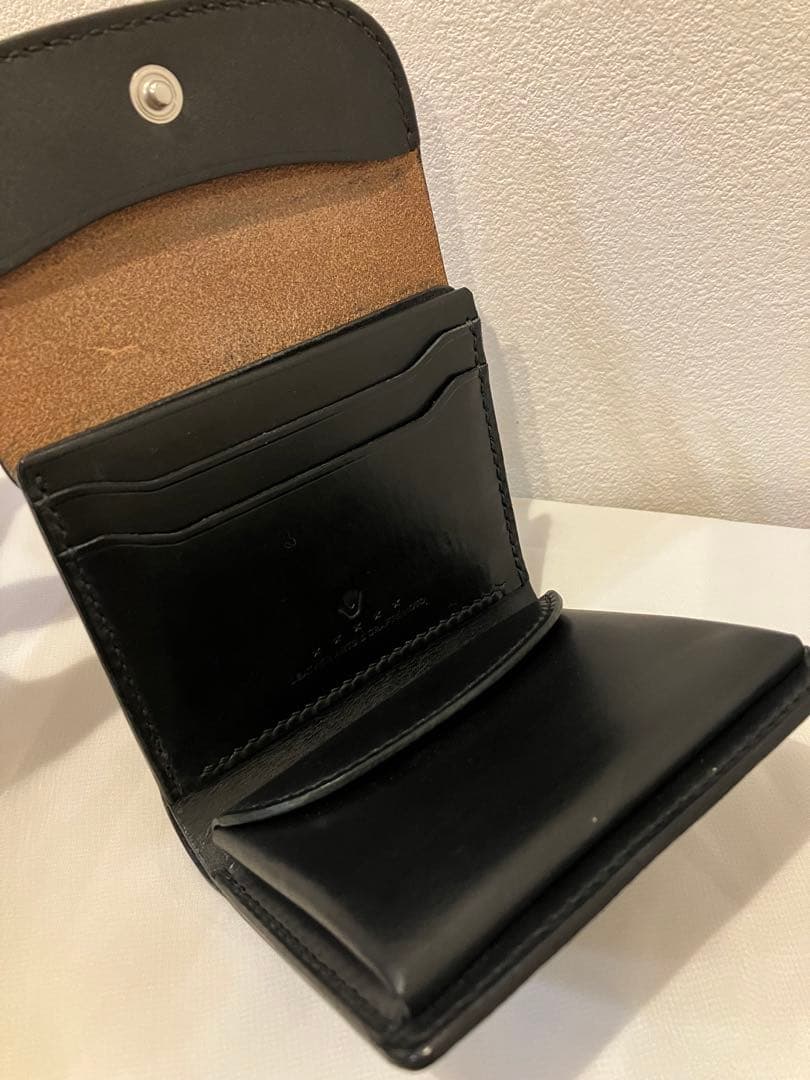 MOTO 財布 二つ折り財布 ウォレット　ロシアンカーフ　モト　本革