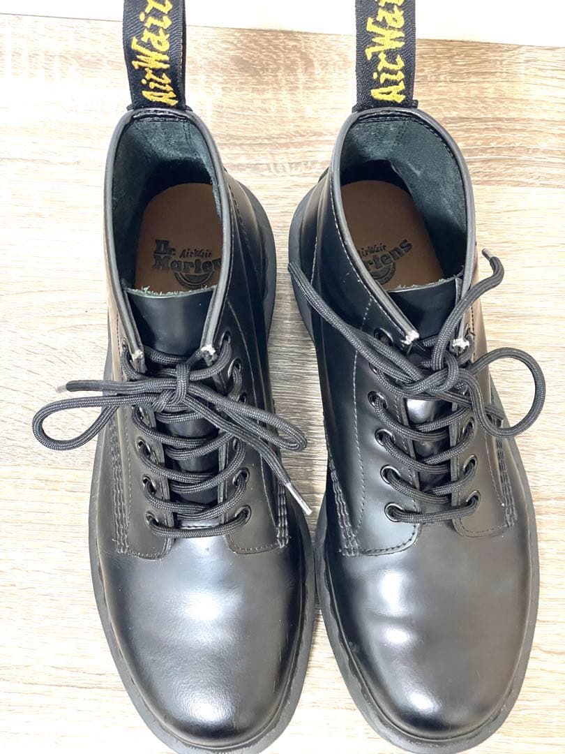 ドクターマーチン 6ホール 27cm UK8 ブラック