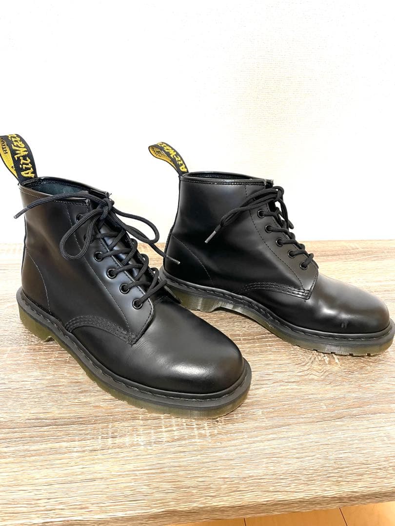 ドクターマーチン 6ホール 27cm UK8 ブラック