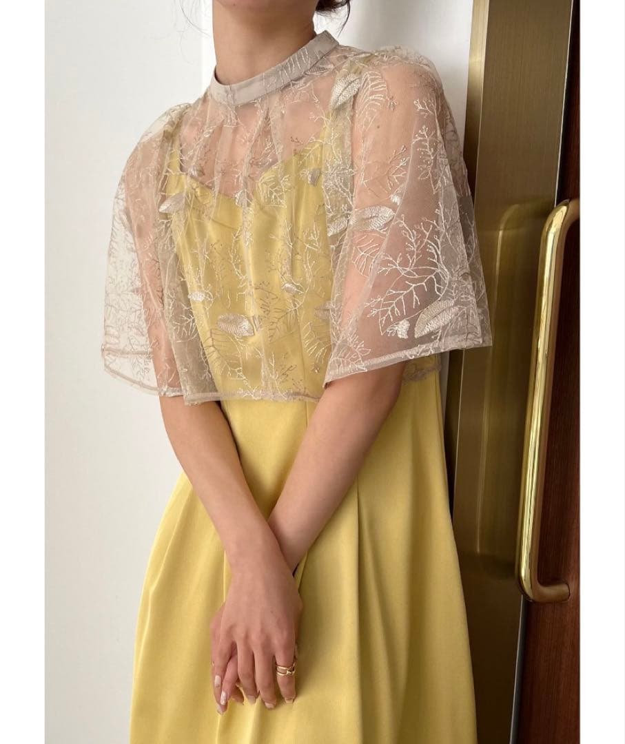 ⭐︎ぷーや⭐︎リーフレースデザインドレス　ボレロセット【Dorry Doll】