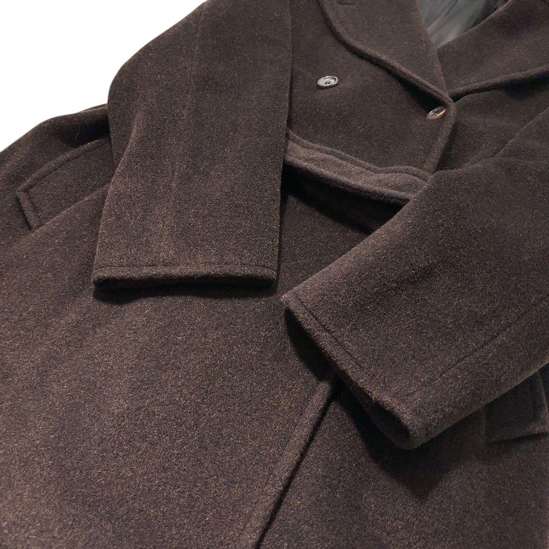 極美品】MARELLA　マレーラ モヘヤ コート ダブル 42 XL ベルト