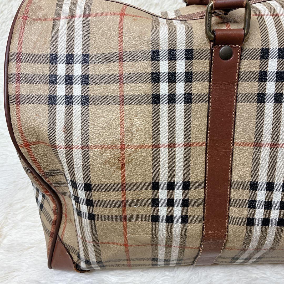 バッグ burberrys vintage boston bags nova check