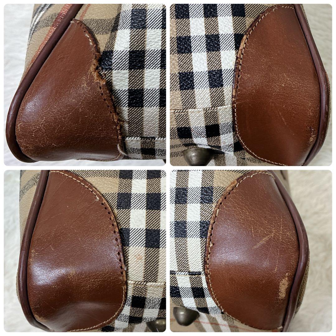 バッグ burberrys vintage boston bags nova check