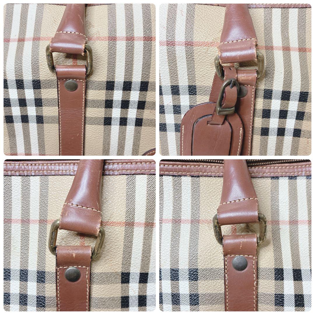 バッグ burberrys vintage boston bags nova check
