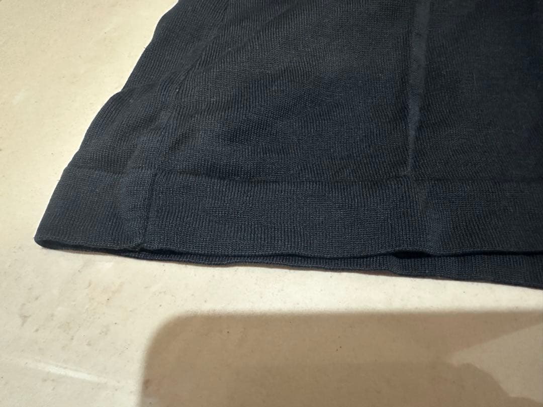 CHANEL ヴィンテージブラック ニット CCロゴ刺繍