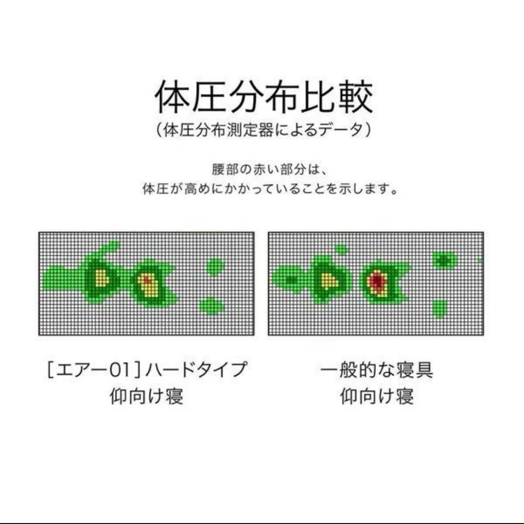 新品　セミダブル　西川【エアー01】マットレス / ハード SD