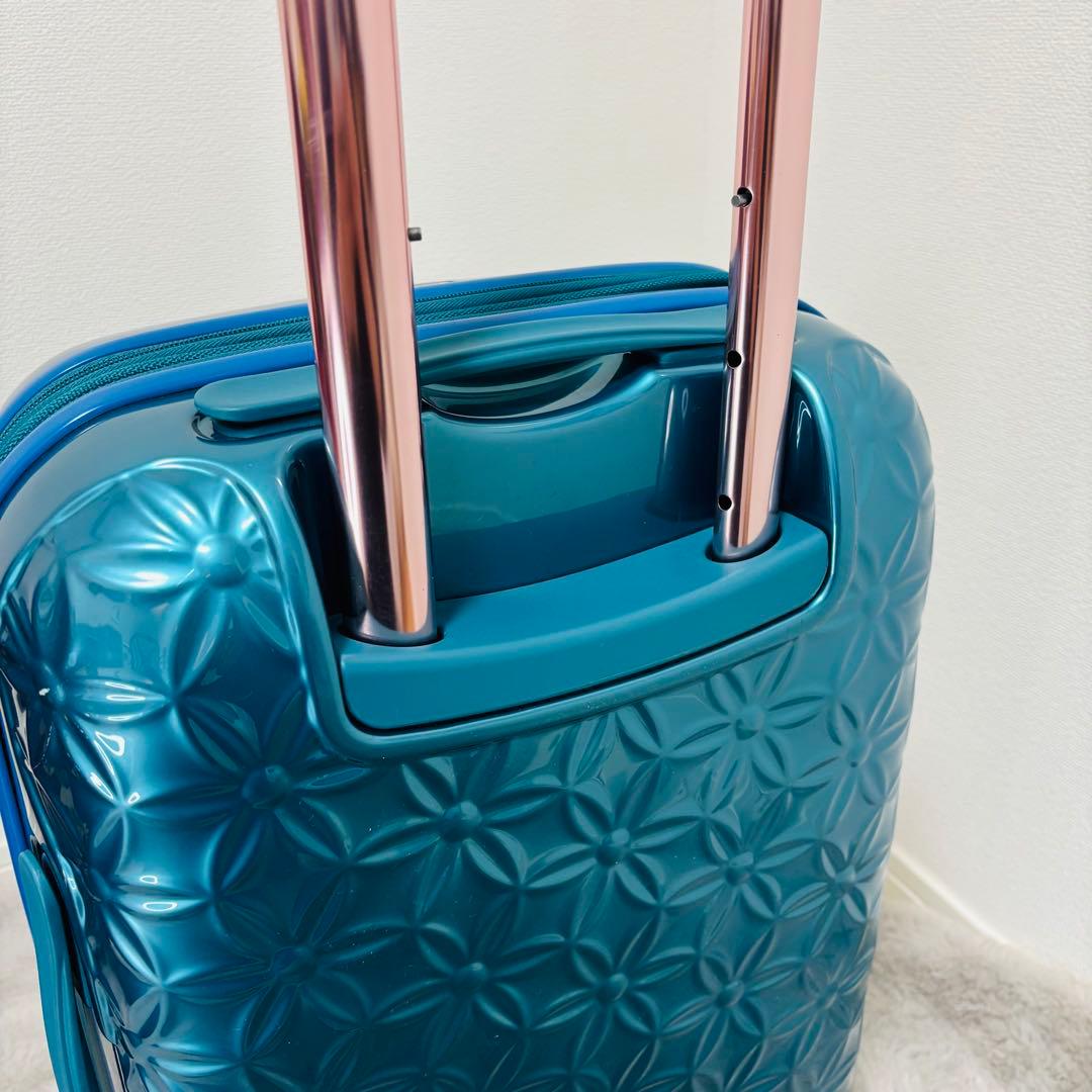 良品　サムソナイト　Theoni　スーツケース　TSAロック　4輪　ターコイズ