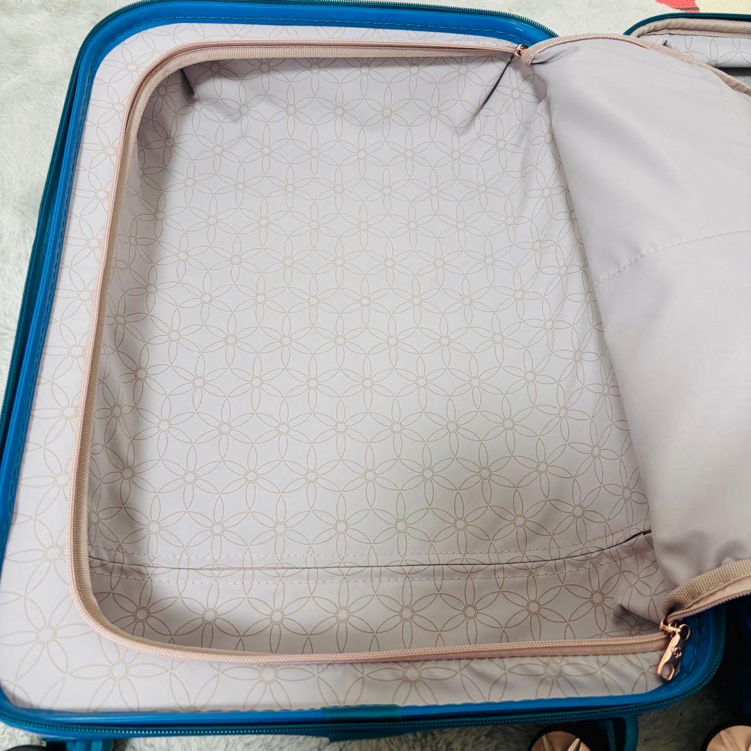 良品　サムソナイト　Theoni　スーツケース　TSAロック　4輪　ターコイズ