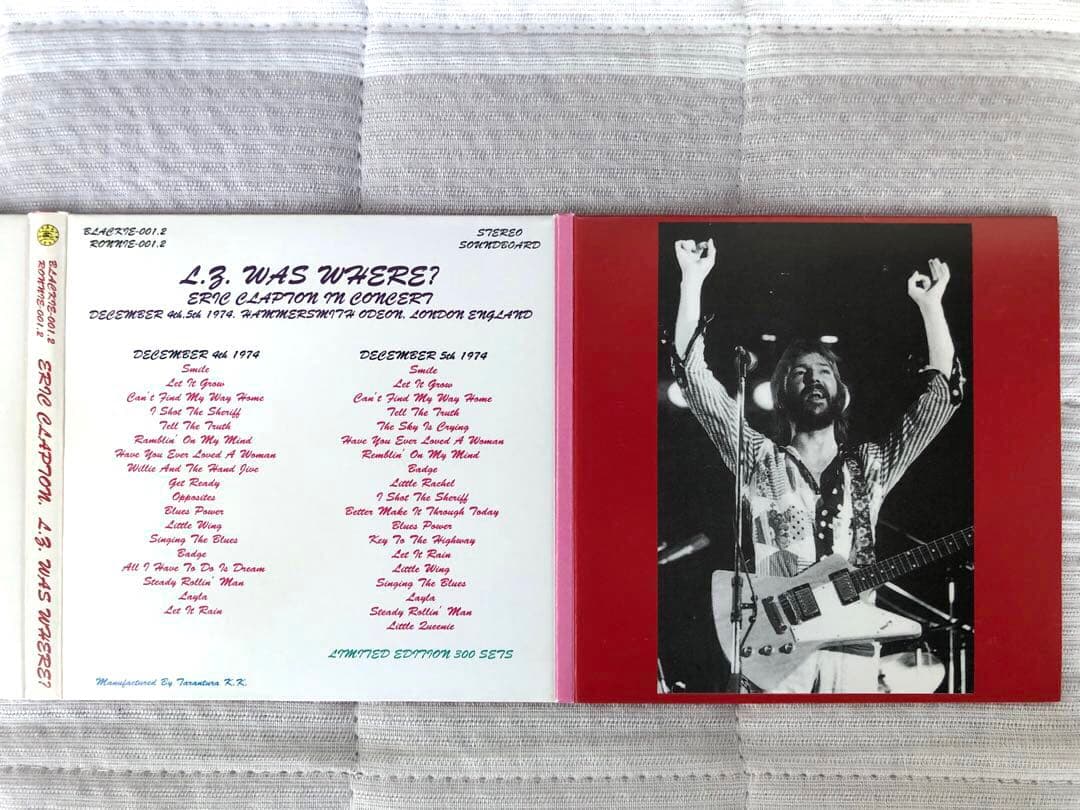 洋楽 ERIC CLAPTON LZ WAS WHERE